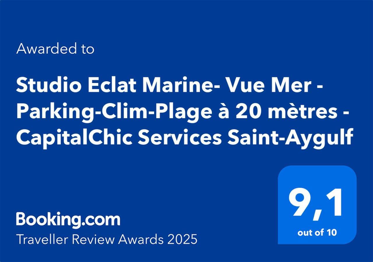 Studio Eclat Marine 3 Etoiles - Vue Mer - Parking-Clim-Plage A 20 Metres - Capitalchic Services Saint-Aygulf Fréjus Екстериор снимка